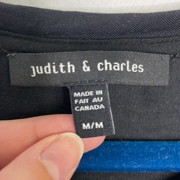 JUDITH & Charles silk lyocell blend classic luxe t-shirt - Picture 4 of 6